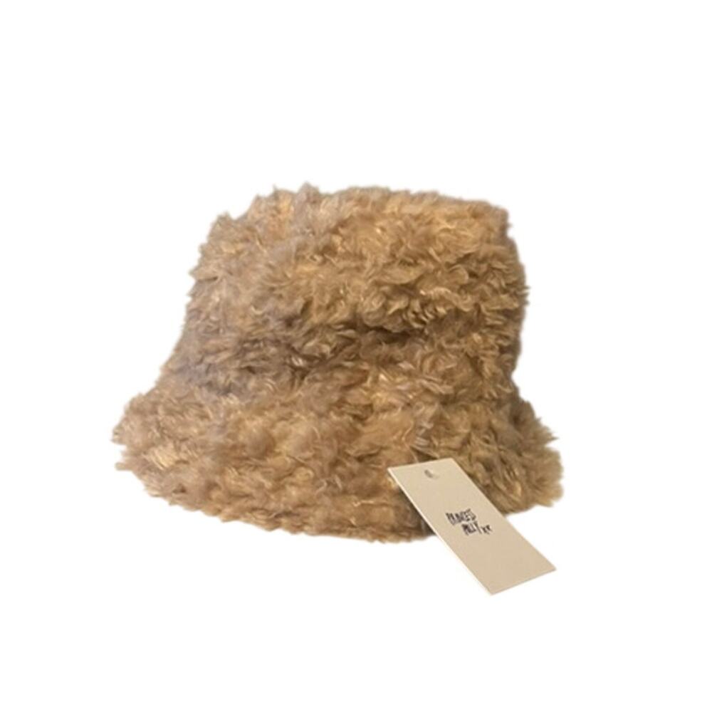 Princess Polly Blush Pink Frosty Fluffy Bucket Hat NEW